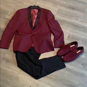 Men’s blazer PROM Jacket and pants and shoes